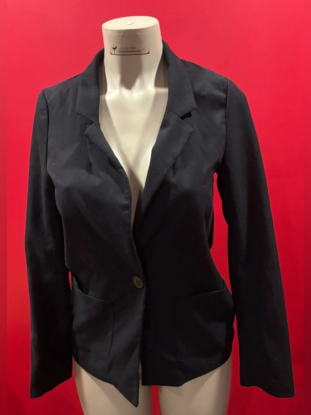 Divided Black Single-Button Blazer Jacket